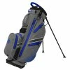Longridge Elements Waterproof Stand Bag - Grey/Royal -Used Golf Products Sales Store 1648749124205