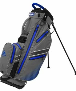 Longridge Elements Waterproof Stand Bag - Grey/Royal