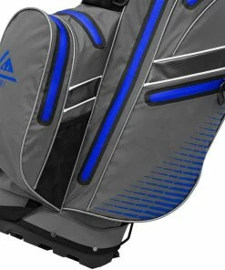 Longridge Elements Waterproof Stand Bag - Grey/Royal -Used Golf Products Sales Store 1648749124968
