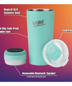 FIRESIDE OUTDOOR Vibe 18oz Tumbler With Speaker -Used Golf Products Sales Store fireside outdoor vibe 18 ounce tumbler with speaker 01 48082.1676593740
