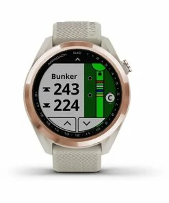 Garmin Approach S42 Watch -Used Golf Products Sales Store garmin approach s42 watch rose gold light sand 01 75743.1633982576