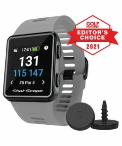 Shot Scope V3 GPS Watch -Used Golf Products Sales Store shot scope v3 gps watch grey 01 51464.1671653677